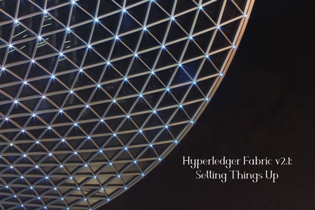 Hyperledger Fabric v2.1: Setting Things Up